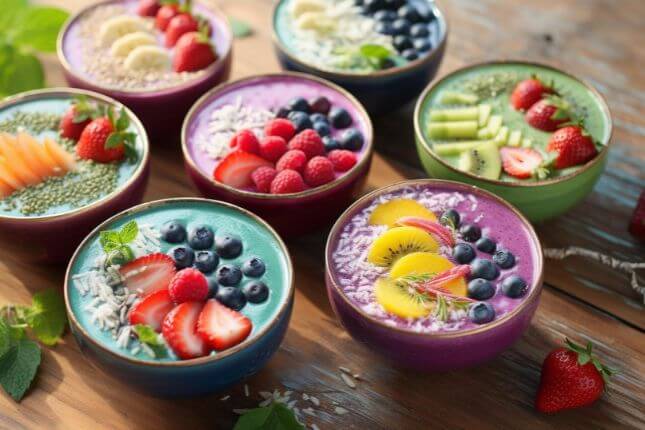 3 recepty na smoothie bowl A | milkie.cz 